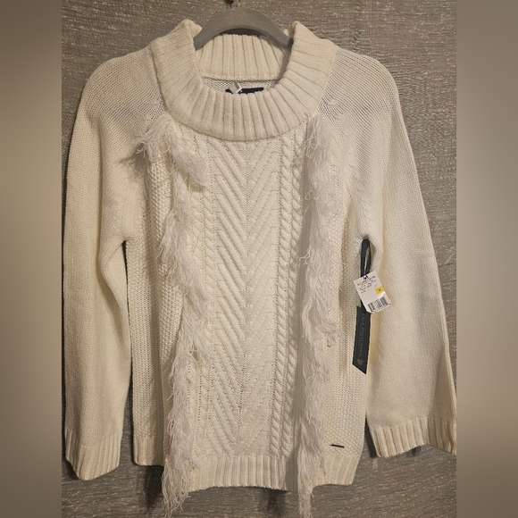 U.S. Polo Assn. Cream Cowl Neck Sweater - Picture 1 of 5